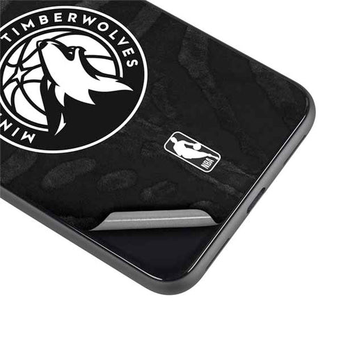 NBA Minnesota Timberwolves Black Animal Print Google Pixel 4 XL Skin